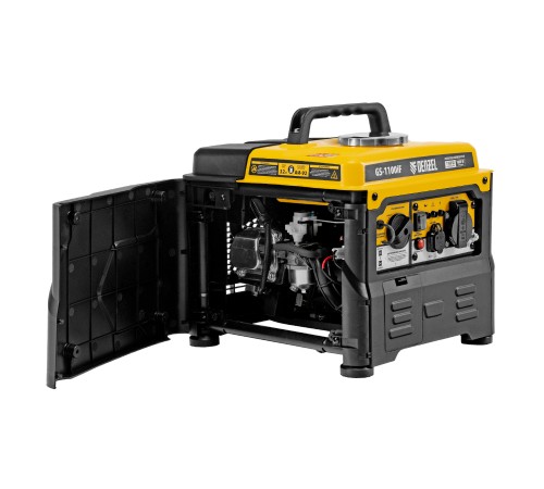 Генератор инверторный GS-1100iF, 1,1 кВт, 230 В, ручной старт DENZEL