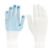 Перчатки х/б, ПВХ покрытие, "Точка", 7 класс