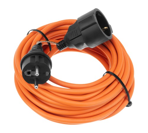 Удлинитель-шнур силовой Garden Series, б/з, ПВС, 10м, 1 розетка, 2 x 1 мм, Denzel