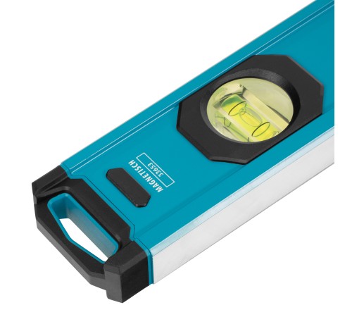 Уровень алюминиевый, магнит., фрезерованный, 3 глазка, 0,5 мм/м, 1000 мм Gross