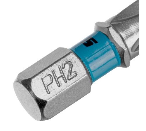 Бита PH2х25мм, сталь S2, шестигр., 2 шт. Gross