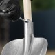 Лопата совковая, 235х285, ребра жесткости, рессорная сталь, 0,9 кг, без черенка, LUXE// Palisad