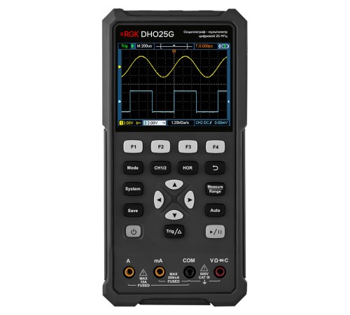 Осциллограф - мультиметр RGK DHO25G с поверкой