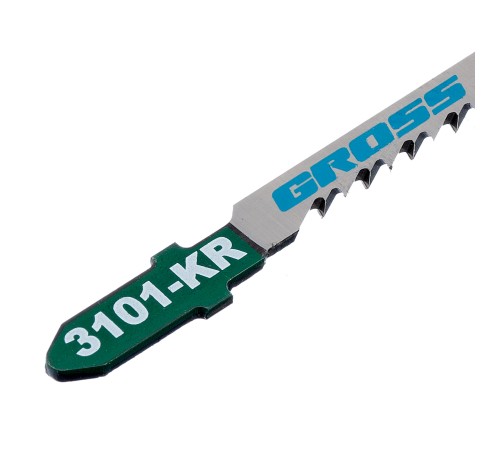 Набор полотен для электролобзика по дереву, 6 шт, Profi, пластиковый кейс Gross