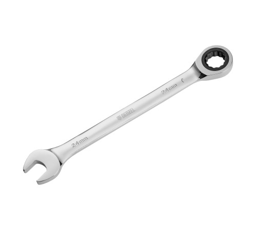 Ключ комбинированный, с трещеткой, 24 мм Denzel