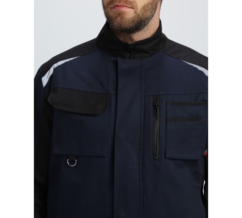 Куртка Милан CH (тк.Смесовая,260), т.синий/черный