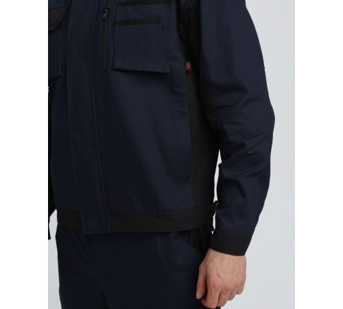 Куртка Милан CH (тк.Смесовая,260), т.синий/черный