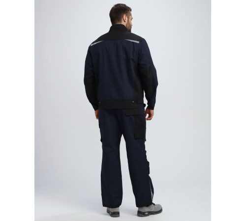 Куртка Милан CH (тк.Смесовая,260), т.синий/черный