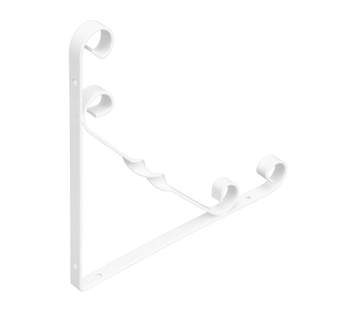 Кронштейн декоративный, 250 х 250 мм, белый Сибртех