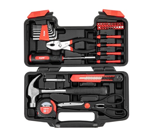 Набор инструментов, пластиковый кейс, 39 предметов MTX