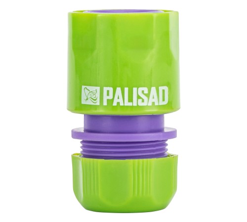 Соединитель пластмассовый, быстросъемный для шланга 1/2 Palisad Соединитель пластмассовый, быстросъемный для шланга 1/2 Palisad