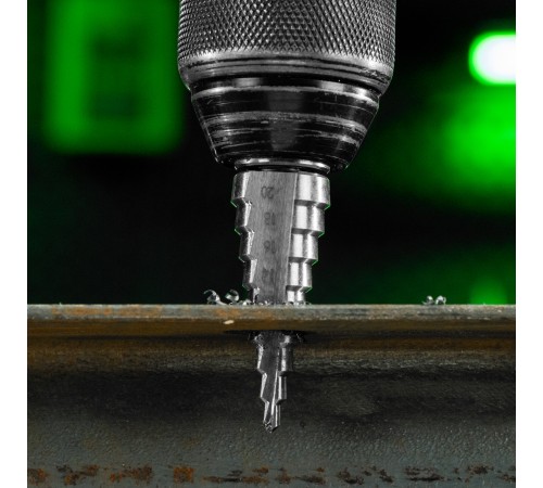 Сверло ступенчатое по металлу 4-6-8-10-12-14-16-18-20 мм, 4241 Сибртех