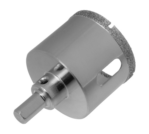 Сверло алмазное по керамограниту, 50 х 67 мм, трехгранный хвостовик Matrix