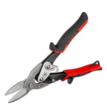 Ножницы по металлу, 250 мм, прямой рез, сталь CRMO, двухкомпонентные рукоятки, PRO Matrix