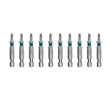Бита Torx 15х50мм, сталь S2, шестигр., 10 шт. Gross