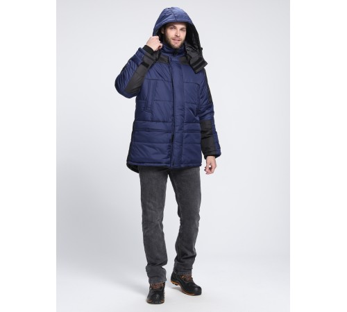 Куртка зимняя Европа CH (тк.Дюспо), т.синий/черный