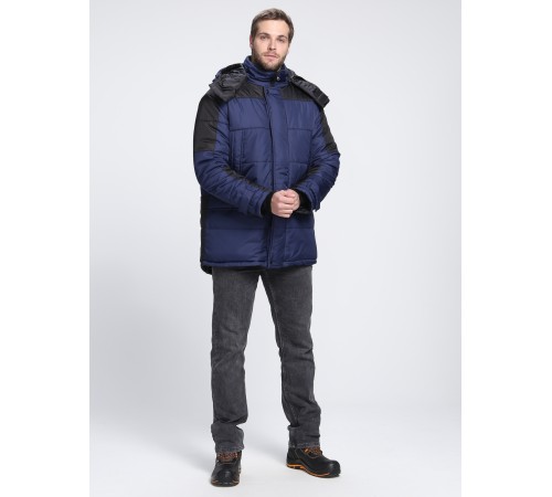 Куртка зимняя Европа CH (тк.Дюспо), т.синий/черный