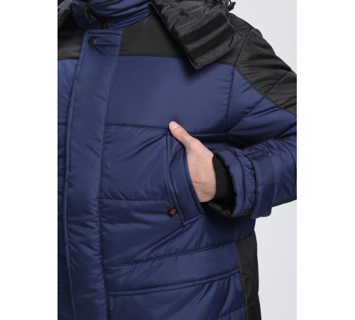 Куртка зимняя Европа CH (тк.Дюспо), т.синий/черный