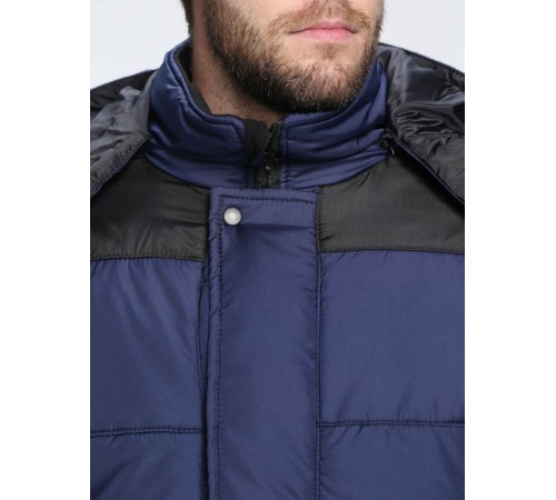 Куртка зимняя Европа CH (тк.Дюспо), т.синий/черный