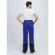 Костюм Строй-1 CH МВО (тк.Смесовая,280) брюки, васильковый/т.синий