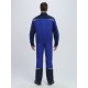Костюм Строй-1 CH МВО (тк.Смесовая,280) брюки, васильковый/т.синий