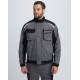 Куртка Милан NEW CH (тк.Смесовая,270), т.серый/черный