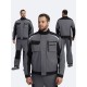 Куртка Милан NEW CH (тк.Смесовая,270), т.серый/черный