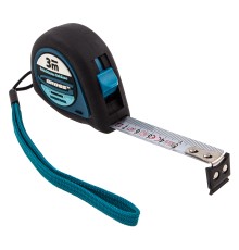 Рулетка "Ergonomisch",3 м x 16 мм,магнитный обрезиненный зацеп Gross