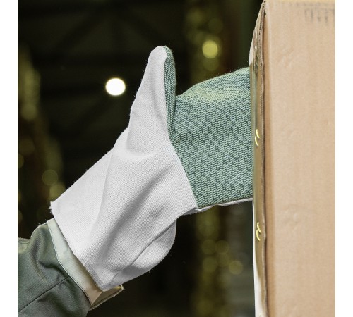 Рукавицы х/б с брезентовым наладонником, 2 размер Сибртех Рукавицы х/б с брезентовым наладонником, 2 размер Сибртех