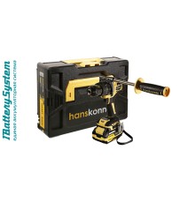HCD20165PRO Аккумуляторный шуруповерт Hanskonner 1BatterySystem