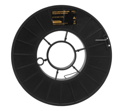 Омедненная проволока ER70S-6, диам. 1,2 мм, 5 кг, диам. катушки D200 Denzel
