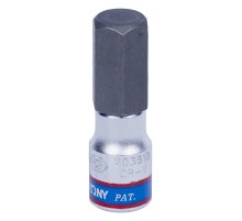 Насадка (бита) торцевая 1/4", Hex, 10 мм, L = 37 мм KING TONY 203510