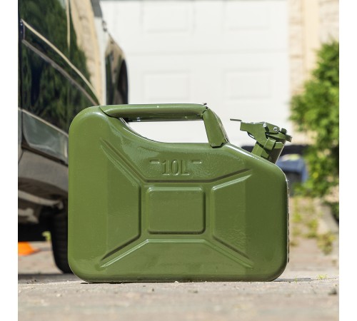 Канистра для ГСМ, металлическая, 10 литров Stels