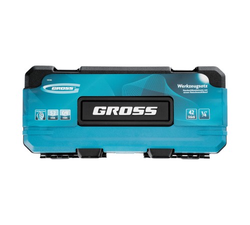 Набор инструментов 42 предмета, 120 зубьев, CrV, 1/4