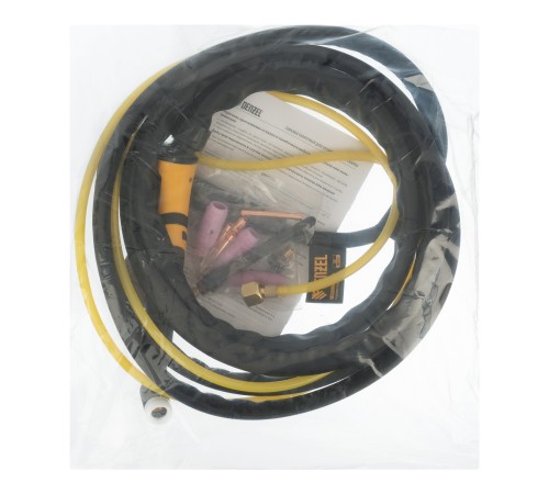 Горелка сварочная TIG WP17V, прямое подключение к баллону, 4 метра Denzel