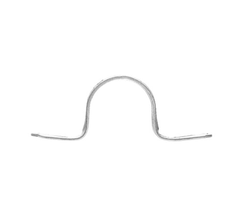 Скоба металлическая двухлапковая, 16 мм, 100 шт Сибртех