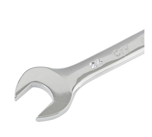 Ключ комбинированный, 24 мм, CrV, полированный хром Matrix