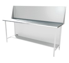 RUNTEC RTS20Z-NS-NS-P20-7035 Верстак серии Standart, 2000 мм, оцинк, экран 500, светло-серый (7035)