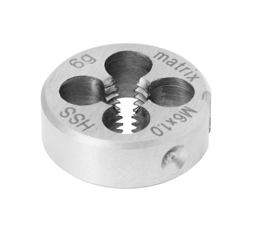 Плашка М6 х 1 мм, Р6М5 Matrix