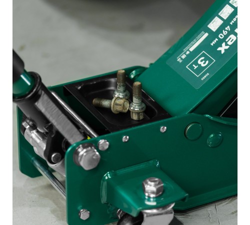Домкрат подкатной гидравлический 3т 85-490 мм, 50850