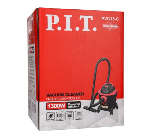 Пылесос строительный сетевой P.I.T. PVC15-C