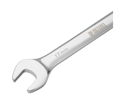 Ключ комбинированный, с трещеткой, 17 мм Denzel
