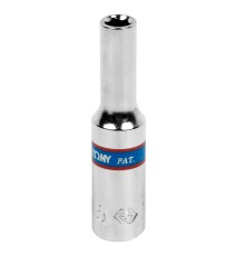 Головка торцевая глубокая шестигранная 1/4", 5 мм KING TONY 223505M Головка торцевая глубокая шестигранная 1/4", 5 мм KING TONY 223505M