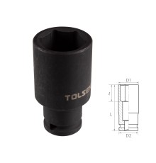 Головка торцевая ударная глубокая шестигранная 1/2", 32 мм TOLSEN TT18282