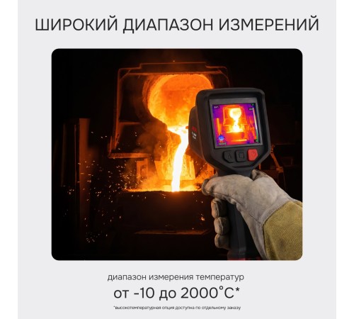 Тепловизор RGK TL-384F Plus с поверкой