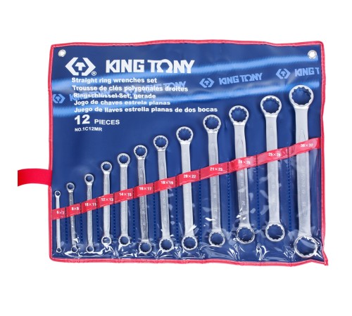 Набор накидных ключей, 6-32 мм 12 предметов KING TONY 1C12MR Набор накидных ключей, 6-32 мм 12 предметов KING TONY 1C12MR