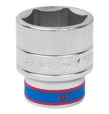 Головка торцевая стандартная шестигранная 3/4", 42 мм KING TONY 633542M Головка торцевая стандартная шестигранная 3/4", 42 мм KING TONY 633542M