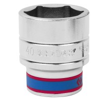 Головка торцевая стандартная шестигранная 3/4", 40 мм KING TONY 633540M