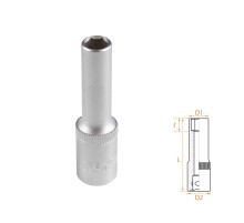 Головка торцевая глубокая шестигранная 3/8", 8 мм AFFIX AF00130008