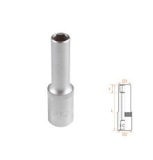 Головка торцевая глубокая шестигранная 3/8", 8 мм AFFIX AF00130008 Головка торцевая глубокая шестигранная 3/8", 8 мм AFFIX AF00130008